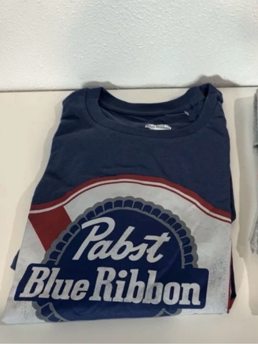 New PBR Pabst Blue Ribbon Beer T-Shirt 2XL Double Extra Large Blue XXL